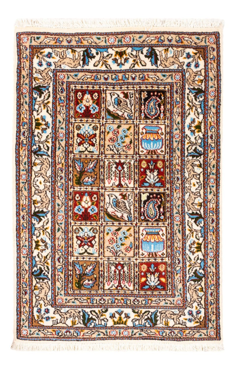 Alfombra persa - Clásica - Real - 88 x 59 cm - multicolor