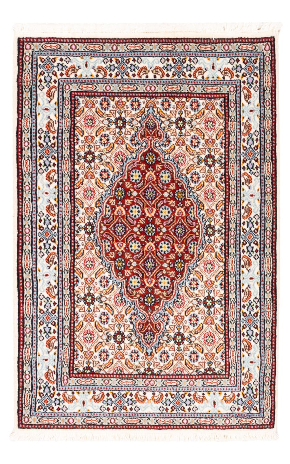 Alfombra persa - Clásica - Real - 90 x 60 cm - rojo claro