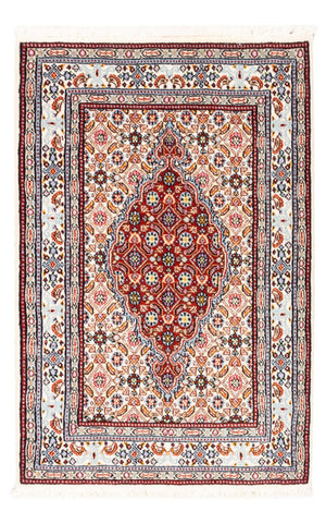 Alfombra persa - Clásica - Real - 90 x 60 cm - rojo claro