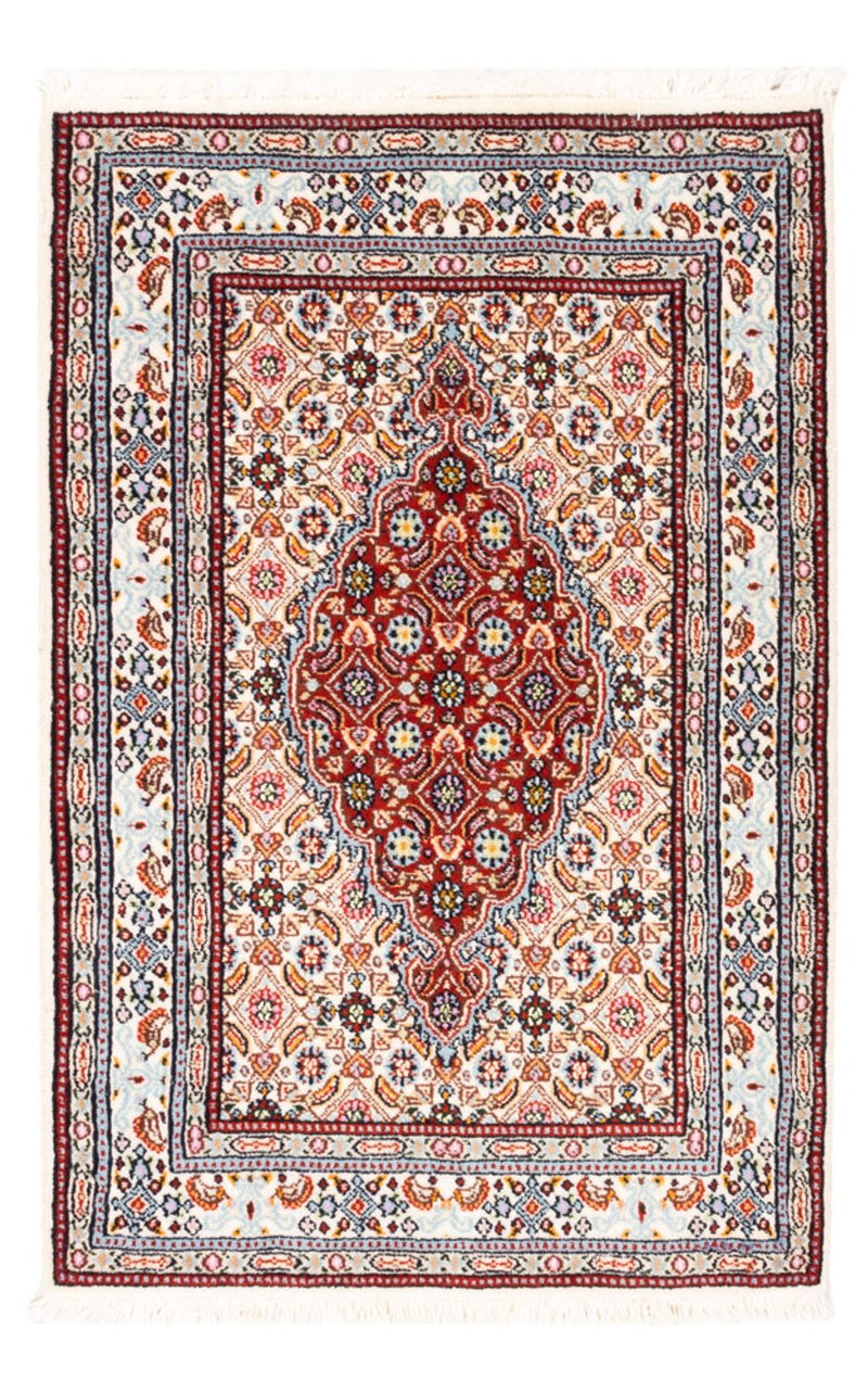 Alfombra persa - Clásica - Real - 90 x 60 cm - rojo claro