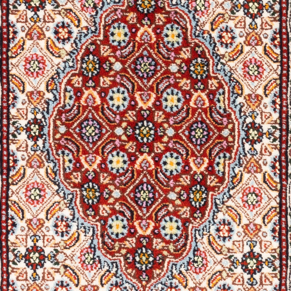 Alfombra persa - Clásica - Real - 90 x 60 cm - rojo claro