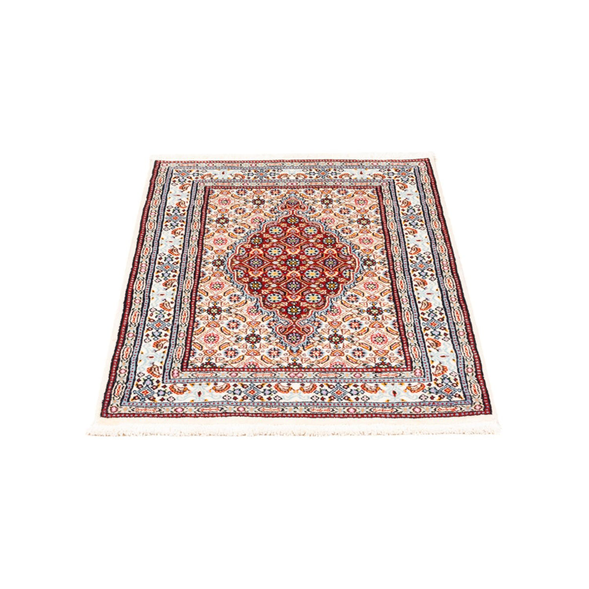 Alfombra persa - Clásica - Real - 90 x 60 cm - rojo claro