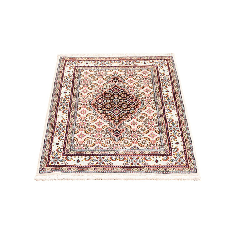 Alfombra persa - Clásica - Real - 90 x 60 cm - crema