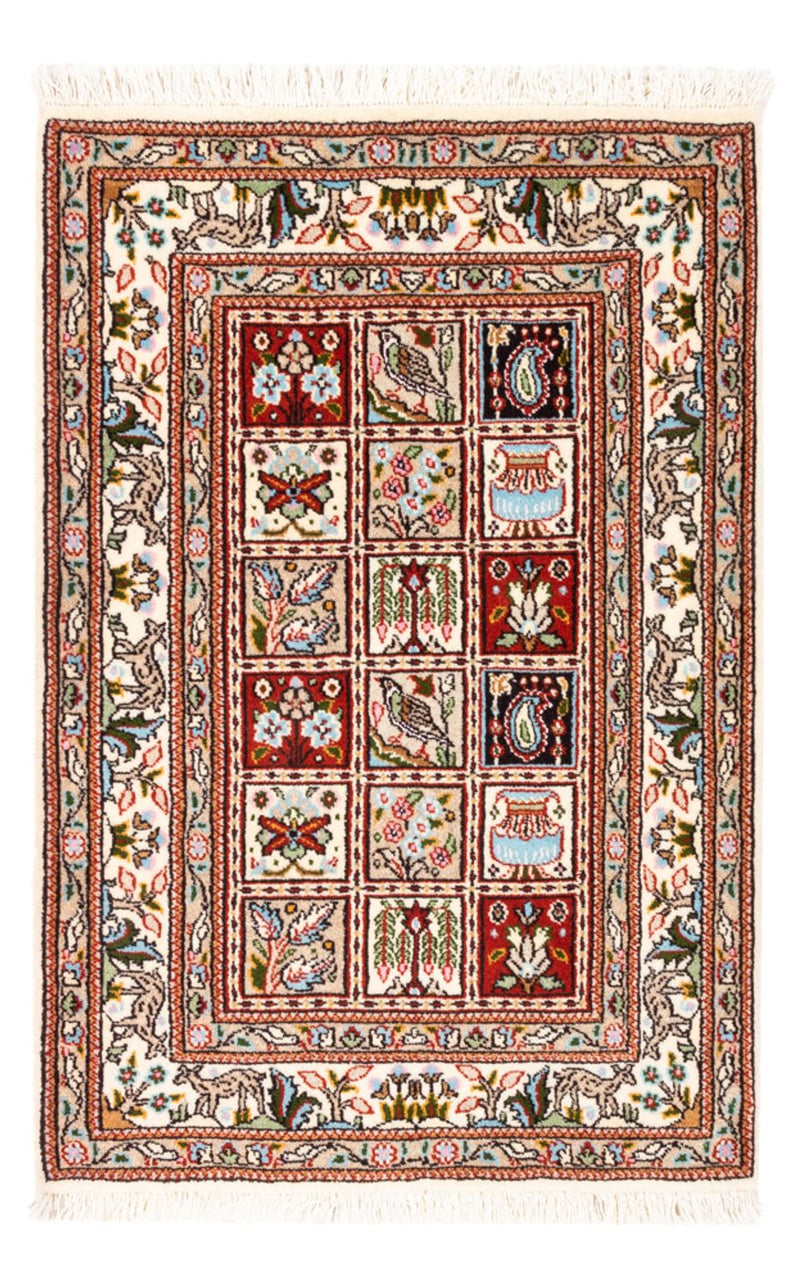 Alfombra persa - Clásica - Real - 90 x 60 cm - multicolor