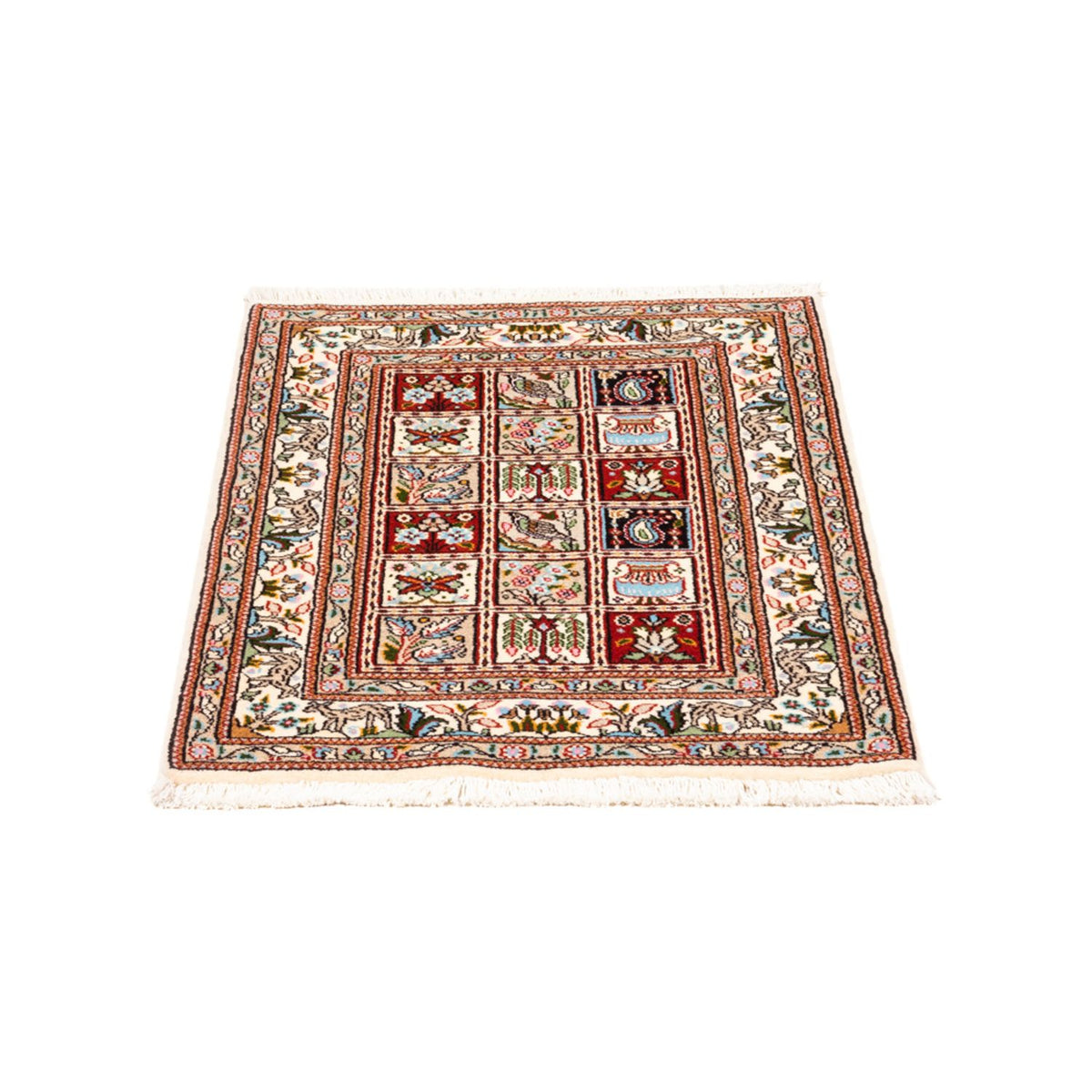 Alfombra persa - Clásica - Real - 90 x 60 cm - multicolor