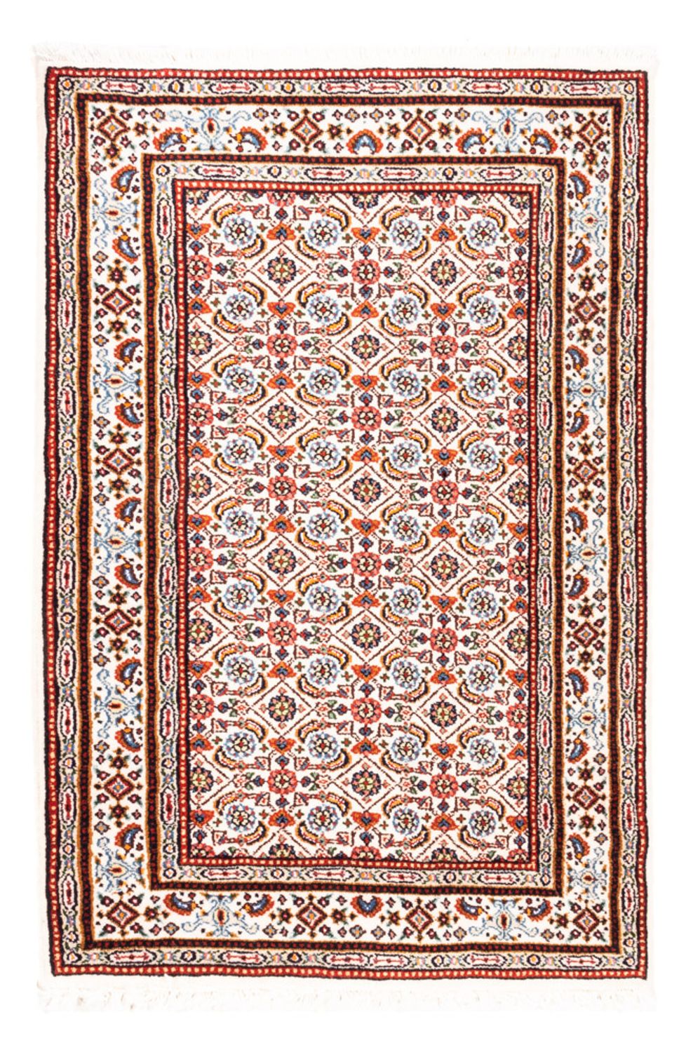 Alfombra persa - Clásica - Real - 90 x 60 cm - rojo claro