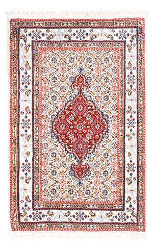 Alfombra persa - Clásica - Real - 90 x 60 cm - rojo