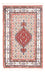 Alfombra persa - Clásica - Real - 90 x 60 cm - rojo