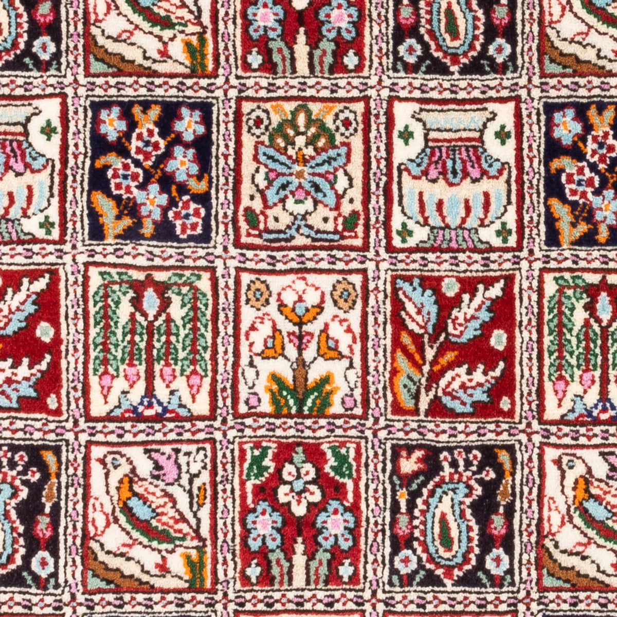 Alfombra persa - Clásica - Real - 90 x 60 cm - multicolor