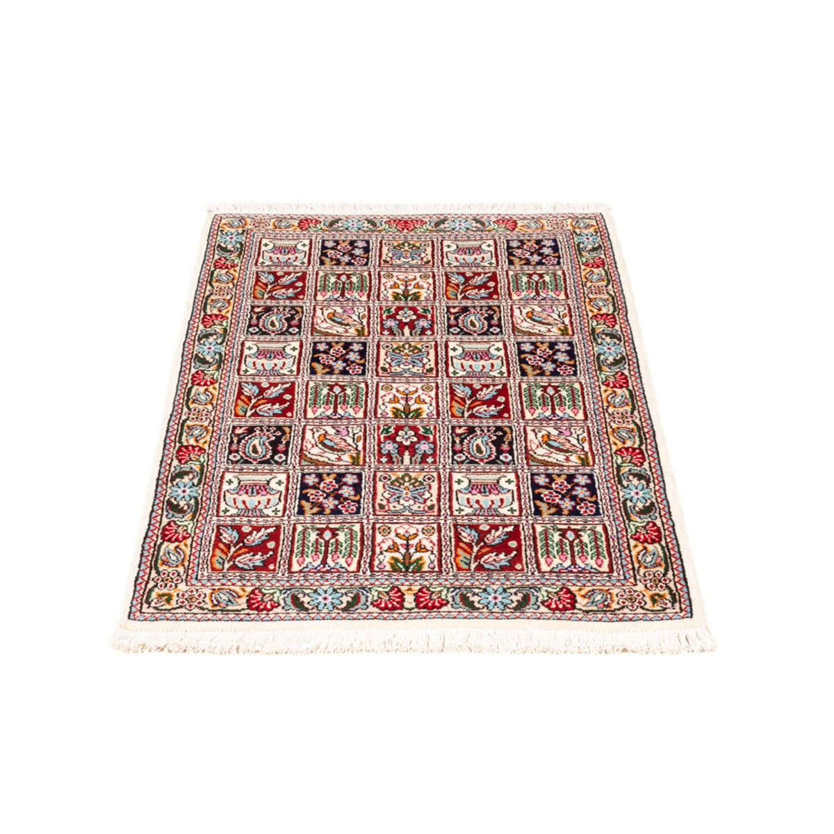 Alfombra persa - Clásica - Real - 90 x 60 cm - multicolor