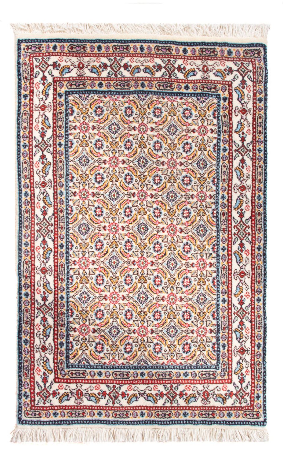 Alfombra persa - Clásica - Real - 90 x 60 cm - marrón claro