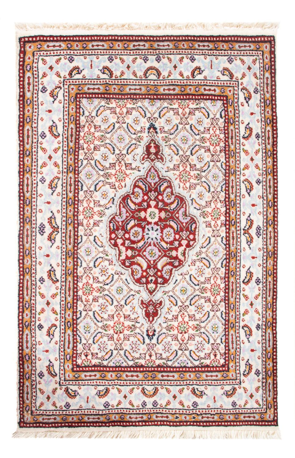 Alfombra persa - Clásica - Real - 90 x 60 cm - rojo