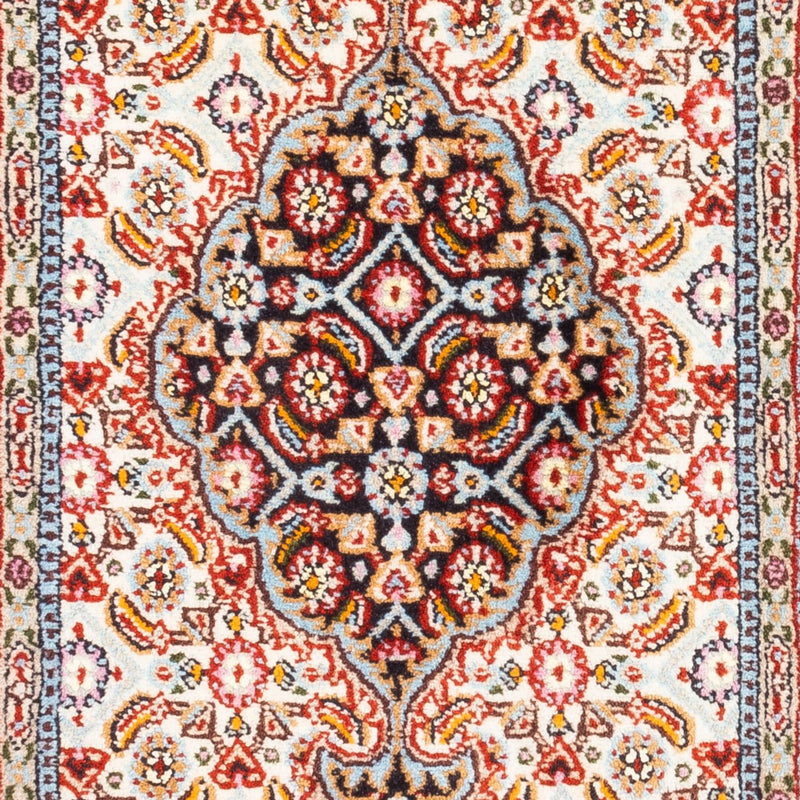 Alfombra persa - Clásica - Real - 90 x 60 cm - rojo oscuro