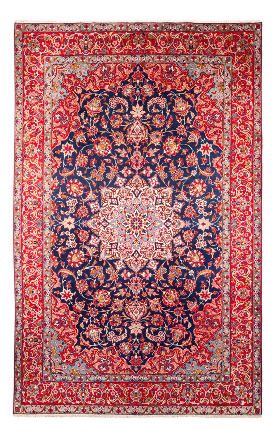 Alfombra persa - Clásica - 321 x 207 cm - azul oscuro