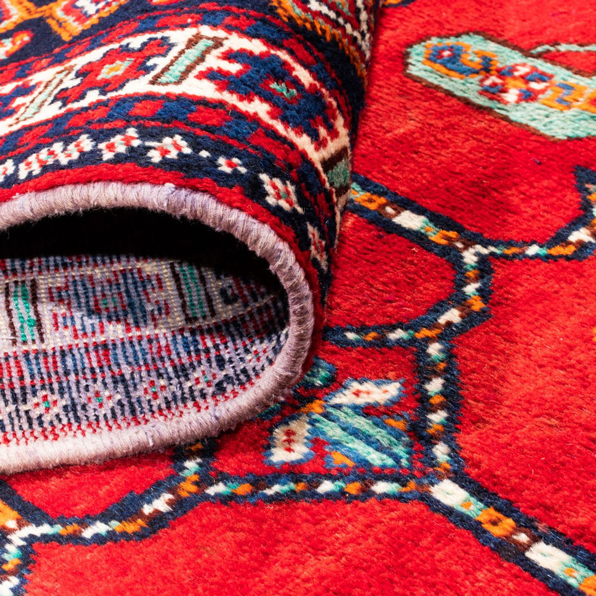 Alfombra persa - Nómada - 307 x 230 cm - rojo