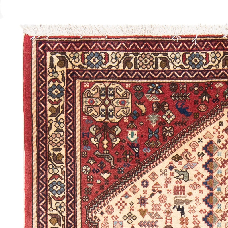 Alfombra persa - Nómada - 145 x 105 cm - crema