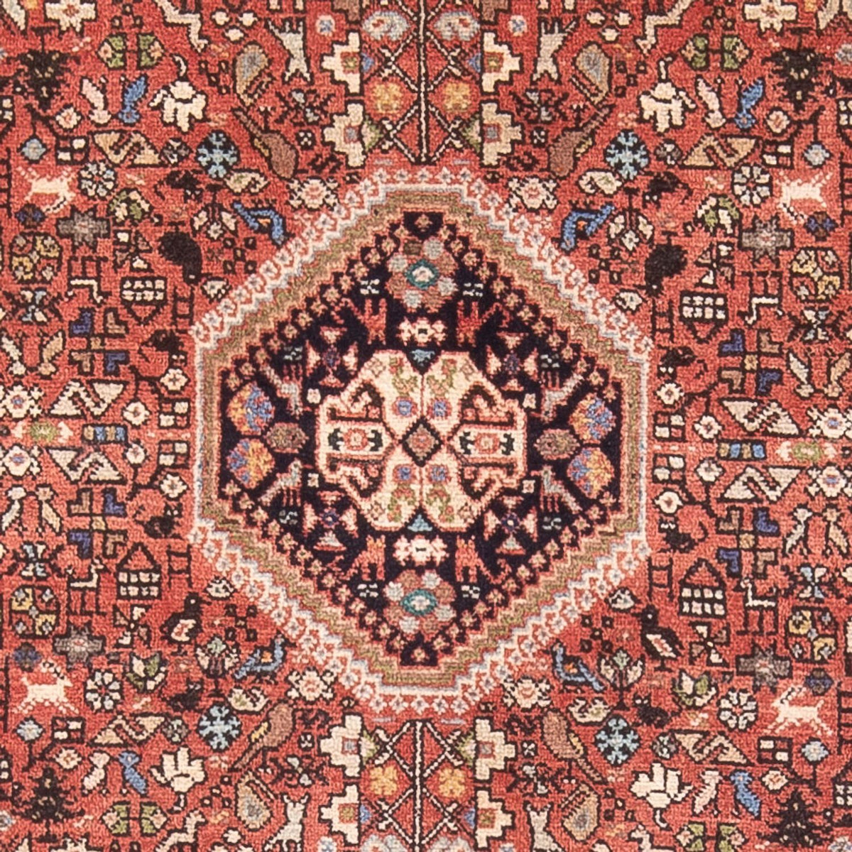 Alfombra persa - Nómada - 150 x 105 cm - rojo