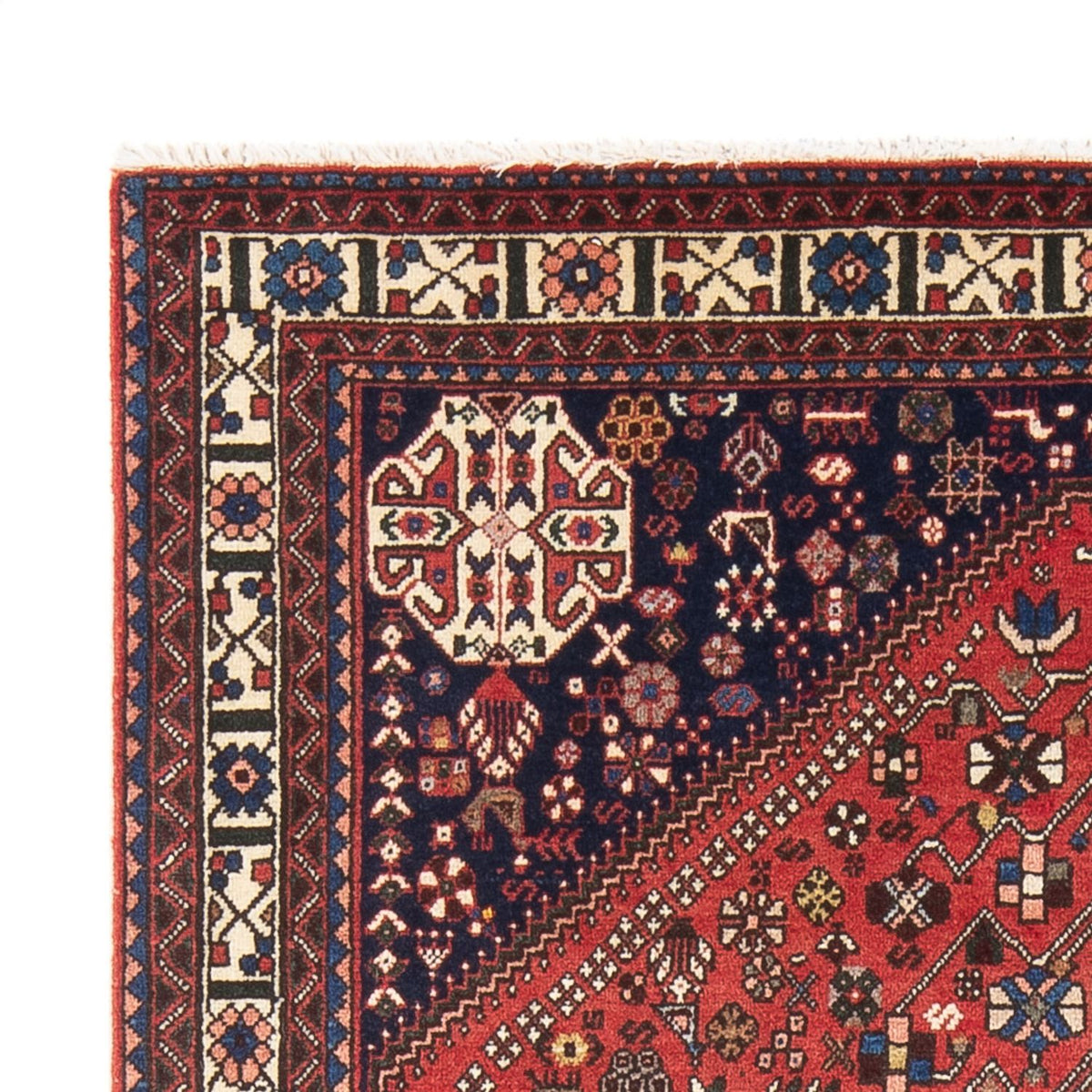 Alfombra persa - Nómada - 154 x 107 cm - rojo