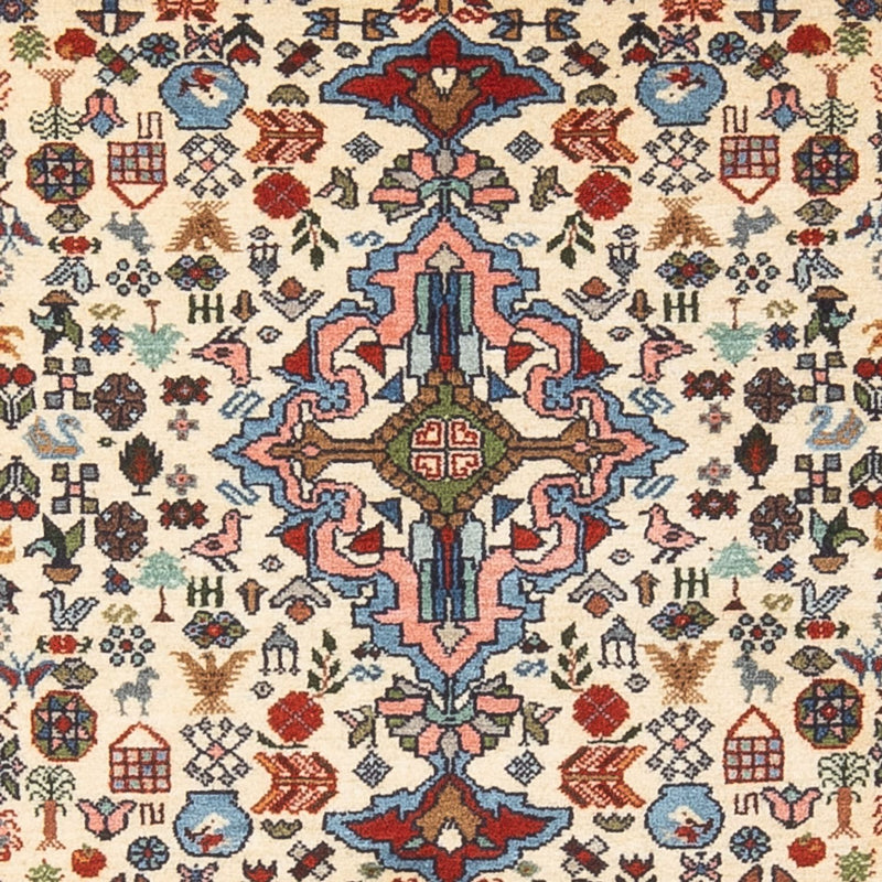 Alfombra persa - Nómada - 156 x 97 cm - crema