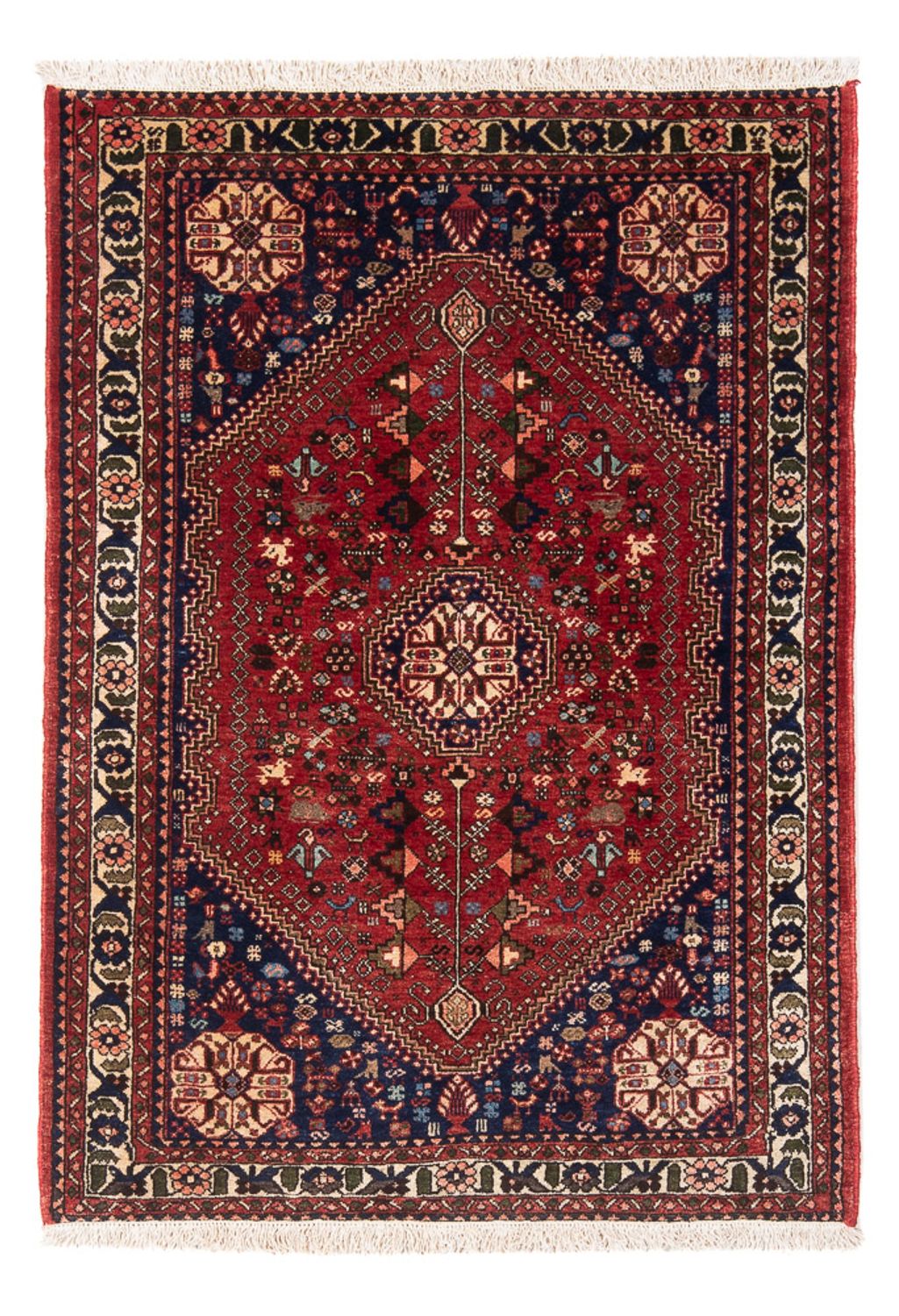 Alfombra persa - Nómada - 156 x 104 cm - rojo