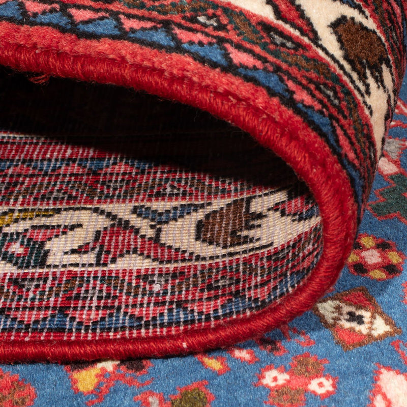 Alfombra persa - Nómada - 155 x 105 cm - azul