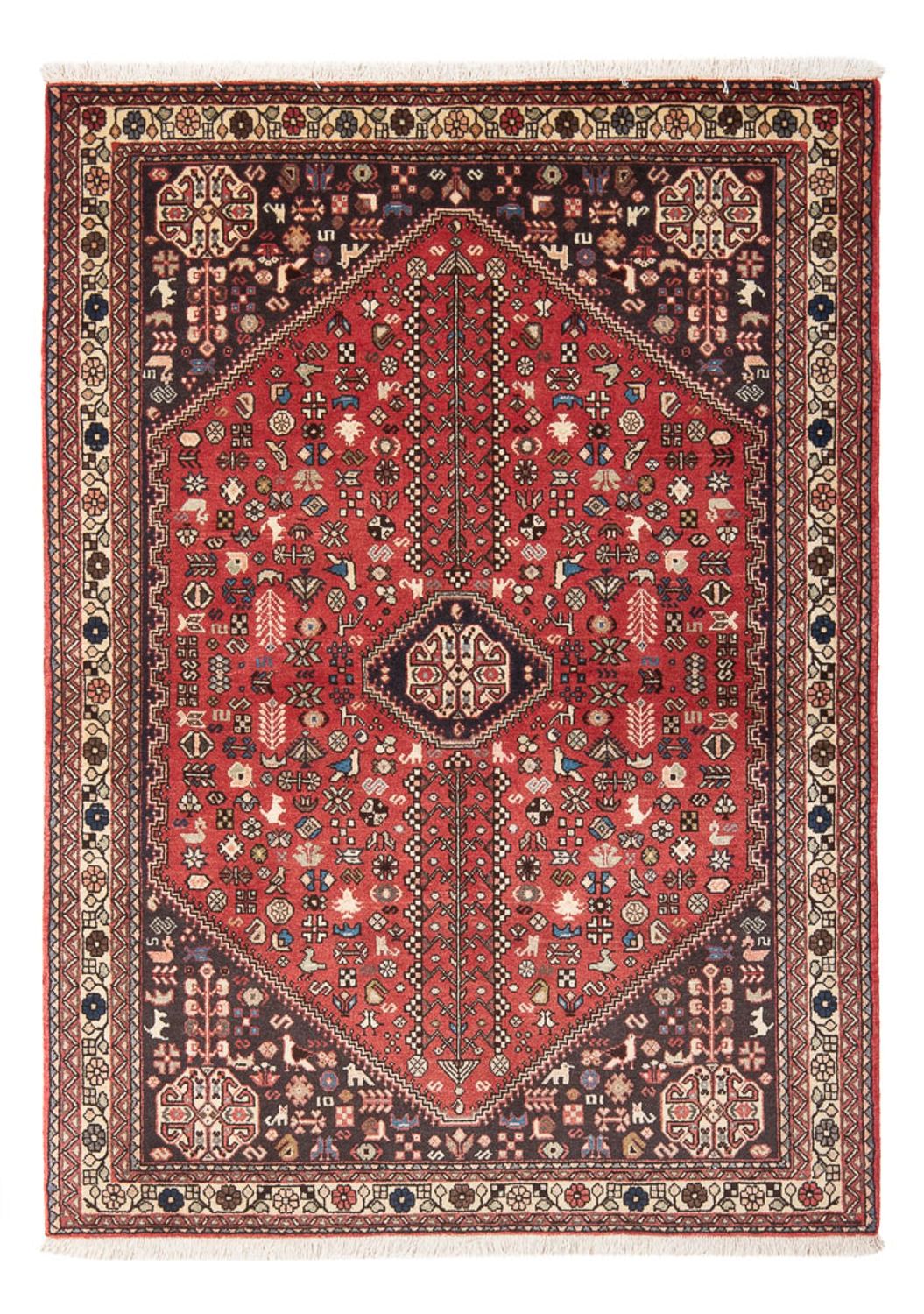 Alfombra persa - Nómada - 150 x 104 cm - rojo