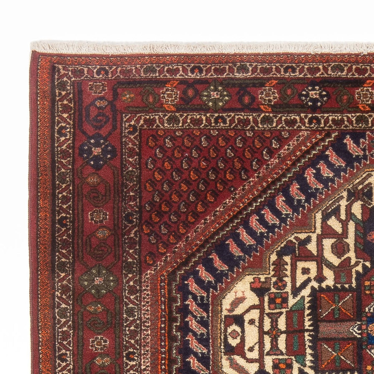 Alfombra persa - Nómada - 180 x 128 cm - rojo