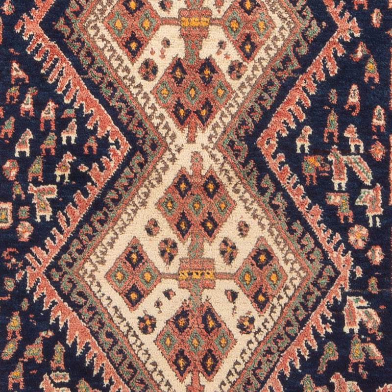 Alfombra persa - Nómada - 167 x 133 cm - rojo