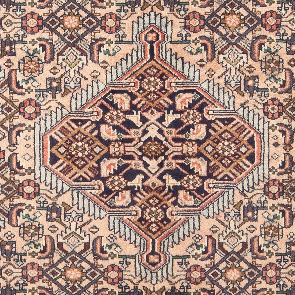 Alfombra persa - Nómada - 190 x 122 cm - salmón
