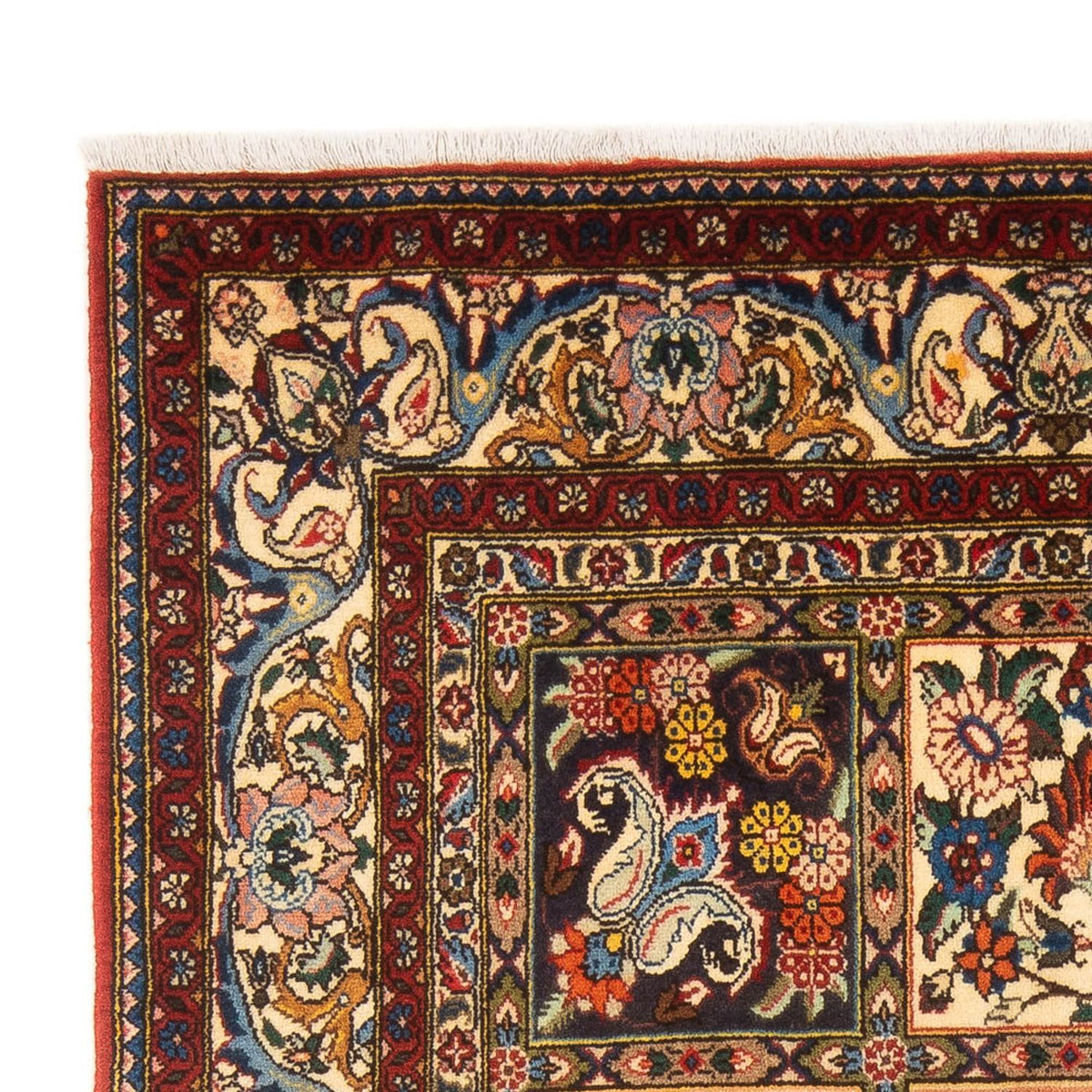 Alfombra persa - Nómada - 212 x 136 cm - multicolor