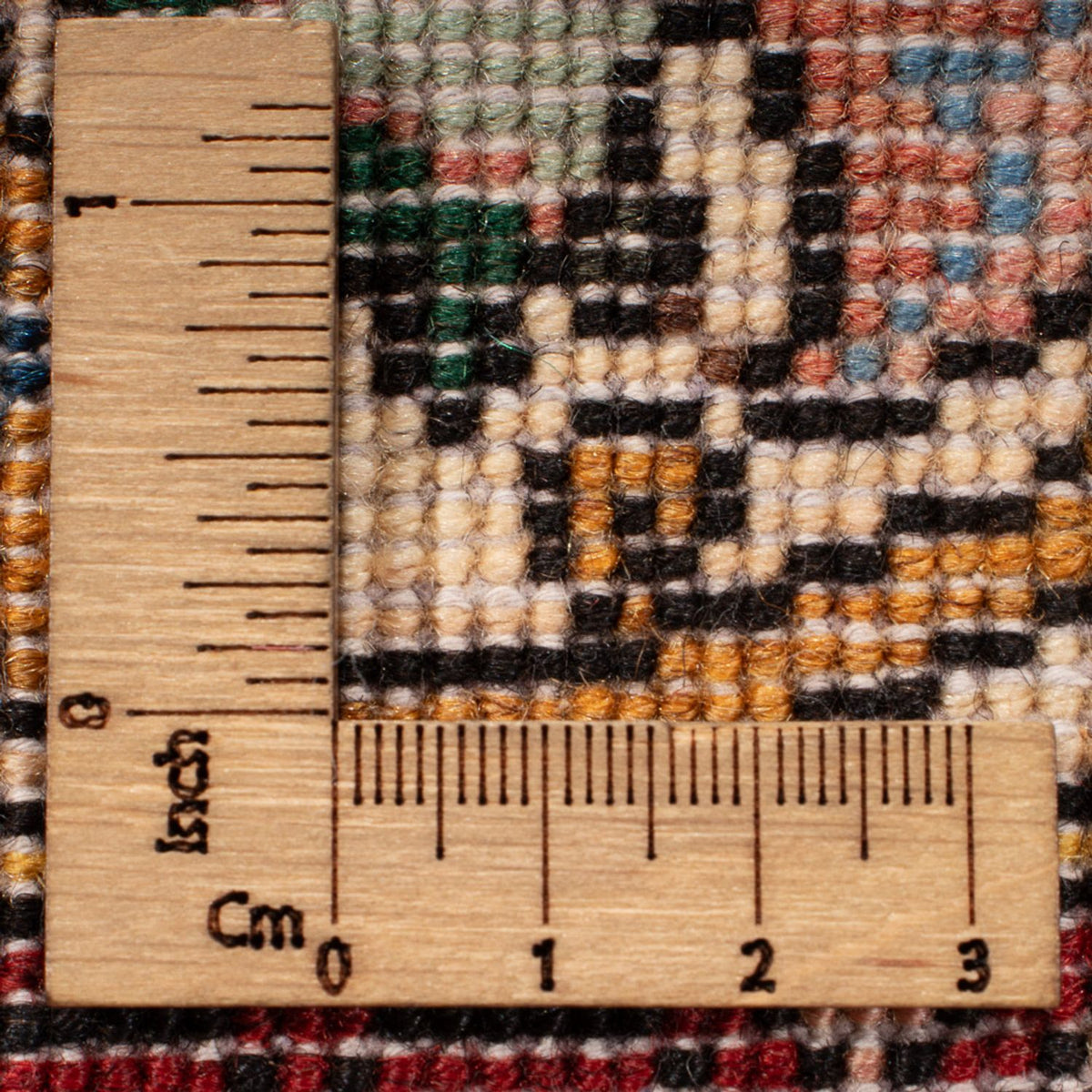 Alfombra persa - Nómada - 212 x 136 cm - multicolor