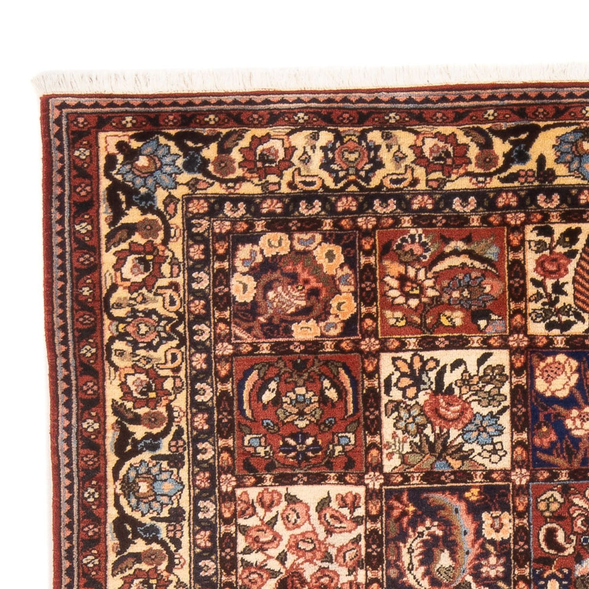 Alfombra persa - Nómada - 197 x 138 cm - multicolor