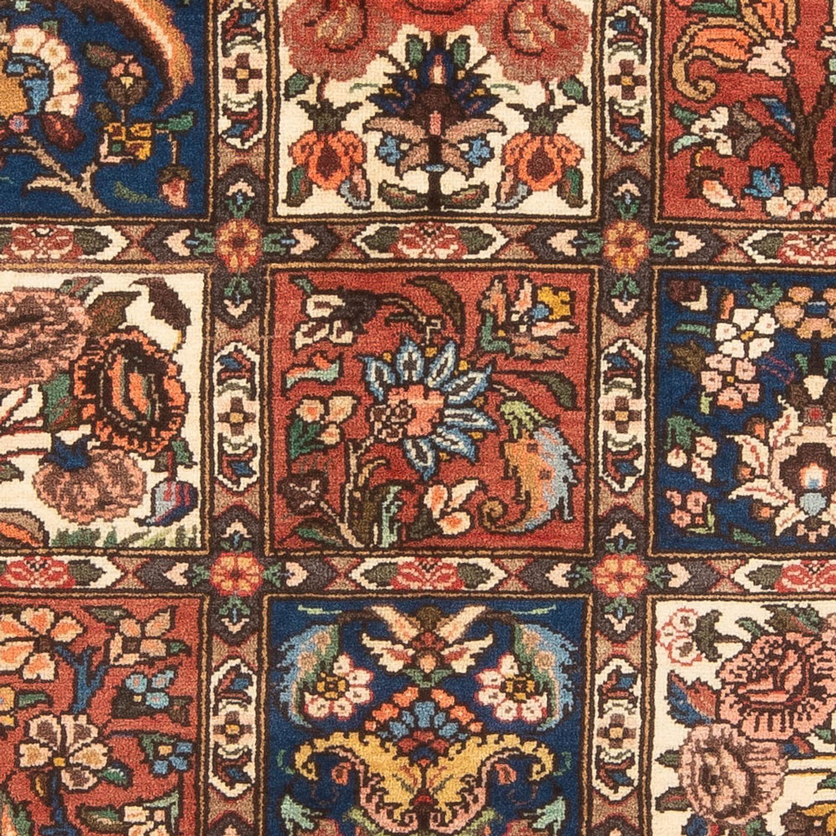 Alfombra persa - Nómada - 196 x 140 cm - multicolor