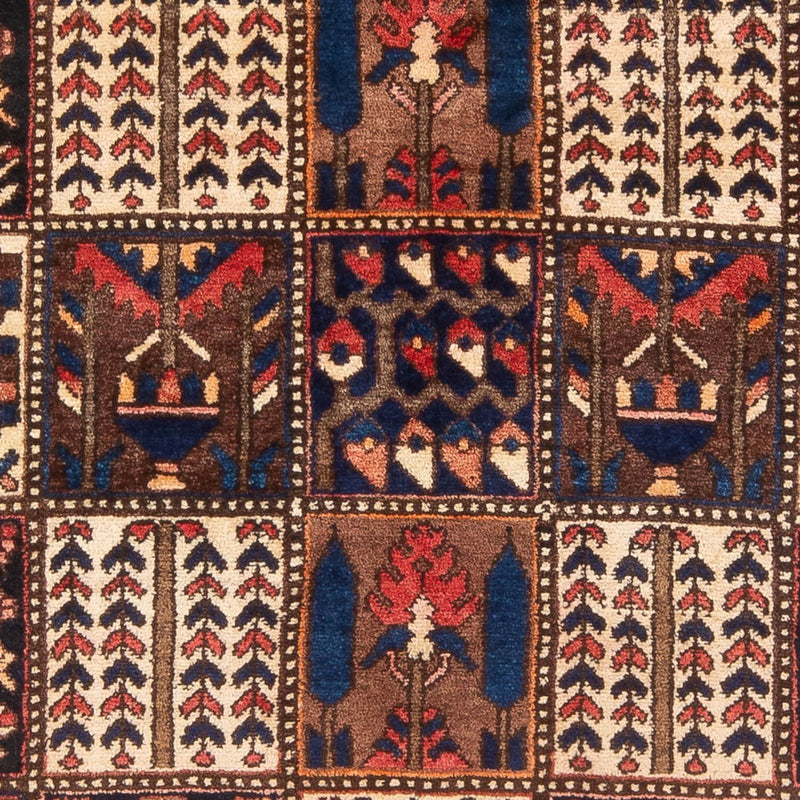 Alfombra persa - Nómada - 210 x 147 cm - multicolor