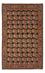 Alfombra de pasillo Alfombra persa - Bidjar - 222 x 128 cm - azul oscuro