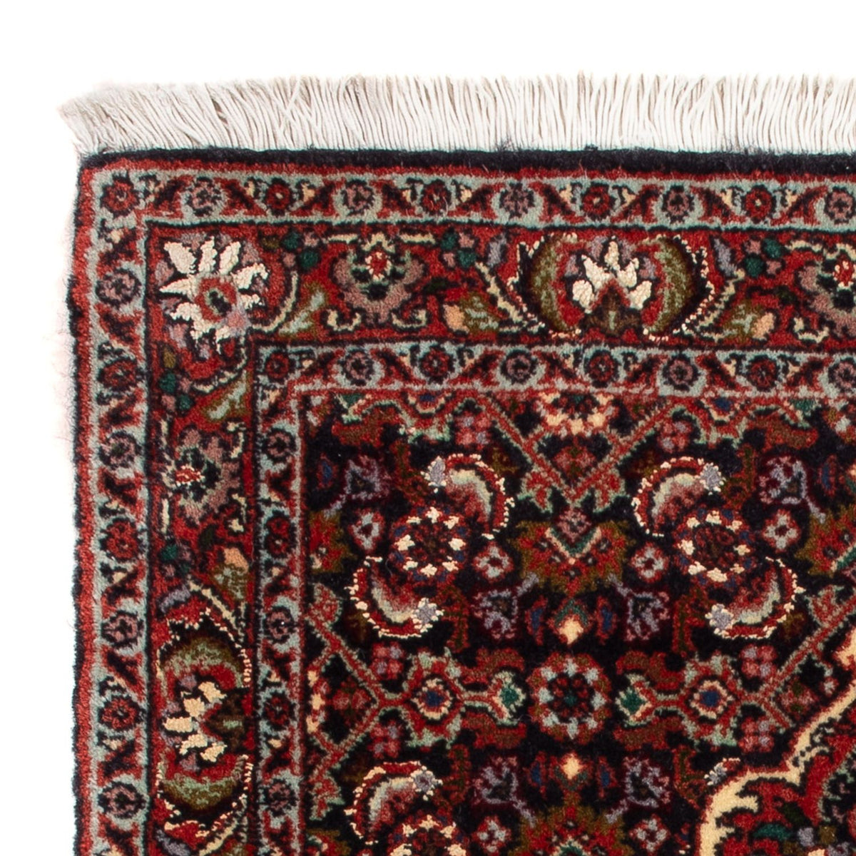 Alfombra persa - Bidjar - 71 x 46 cm - azul oscuro