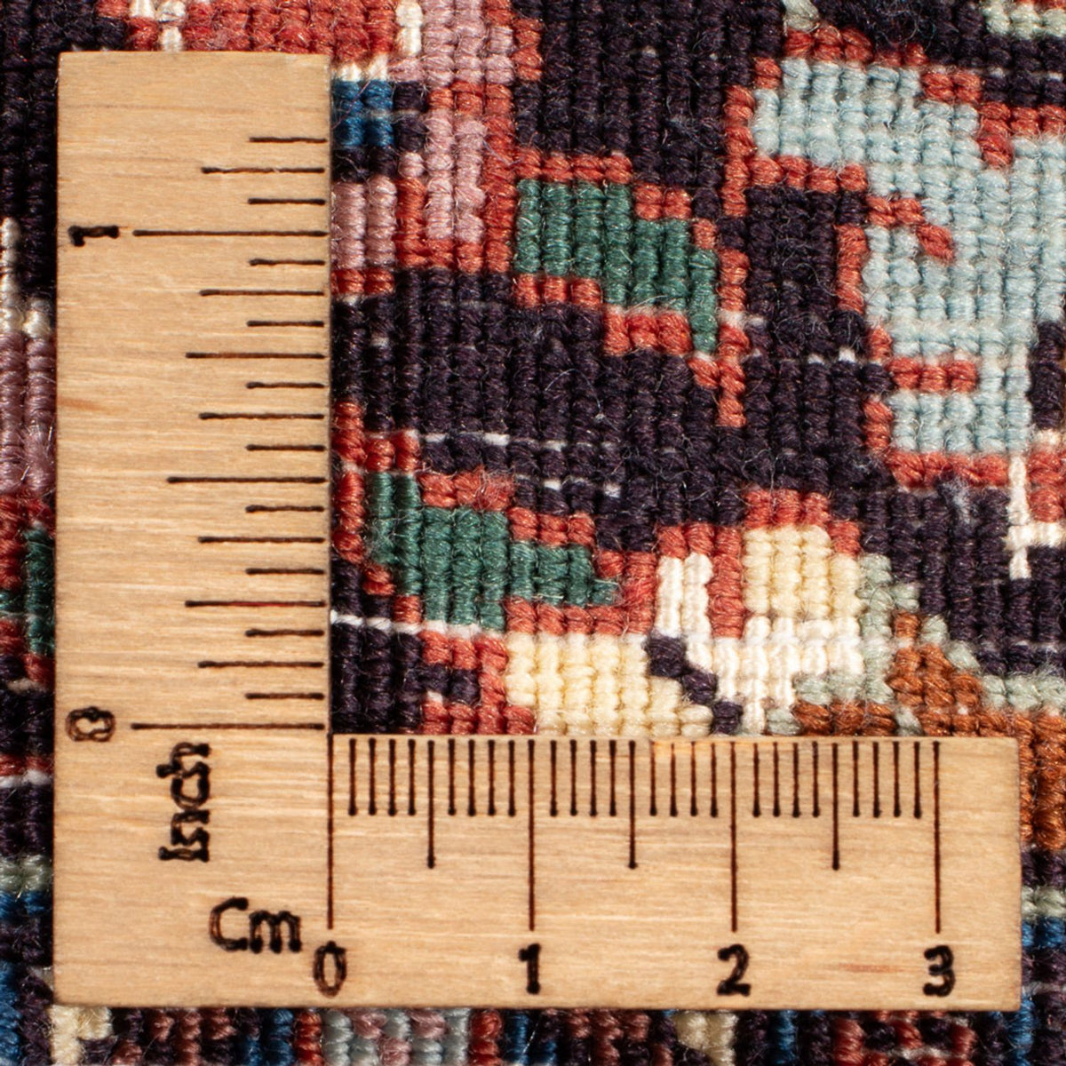 Alfombra persa - Bidjar - 117 x 60 cm - azul oscuro