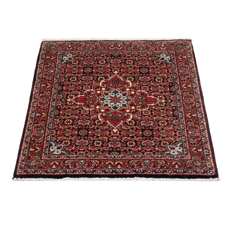 Alfombra persa - Bidjar - 72 x 52 cm - azul oscuro
