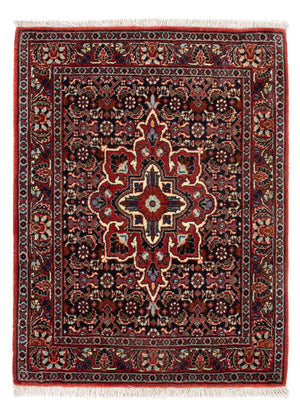 Alfombra persa - Bidjar - 68 x 52 cm - azul oscuro