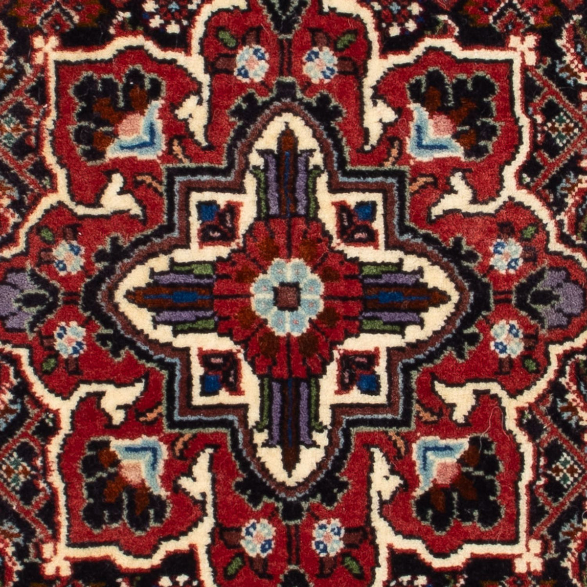 Alfombra persa - Bidjar - 70 x 50 cm - azul oscuro