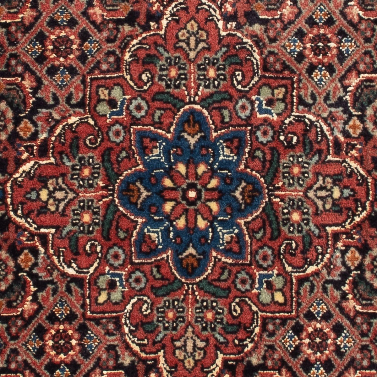 Alfombra persa - Bidjar - 78 x 53 cm - rojo