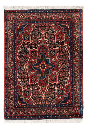 Alfombra persa - Bidjar - 72 x 50 cm - azul oscuro