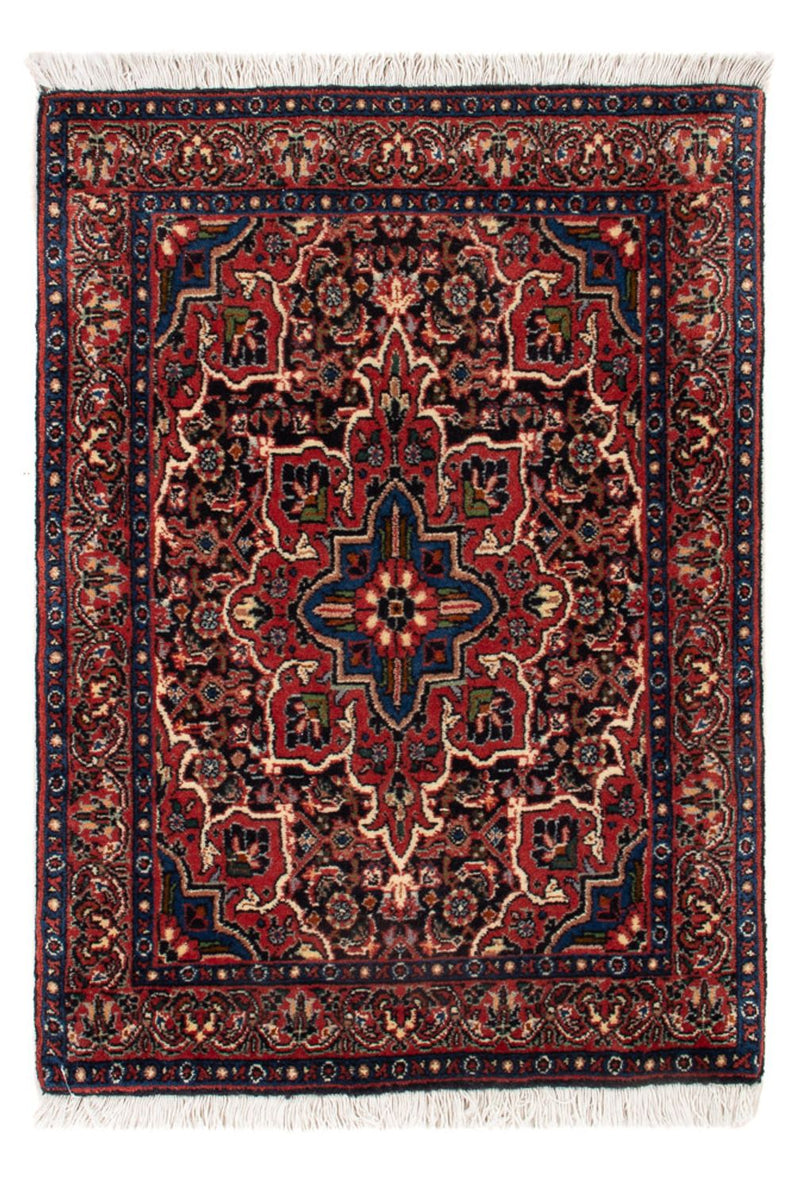 Alfombra persa - Bidjar - 72 x 50 cm - azul oscuro