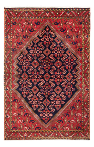 Alfombra persa - Nómada - 218 x 140 cm - azul oscuro