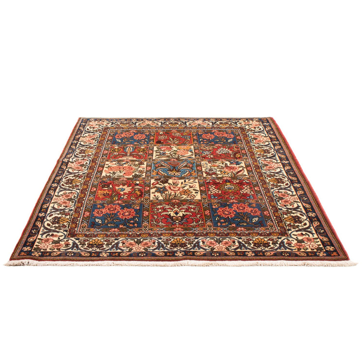 Alfombra persa - Nómada - 197 x 145 cm - multicolor