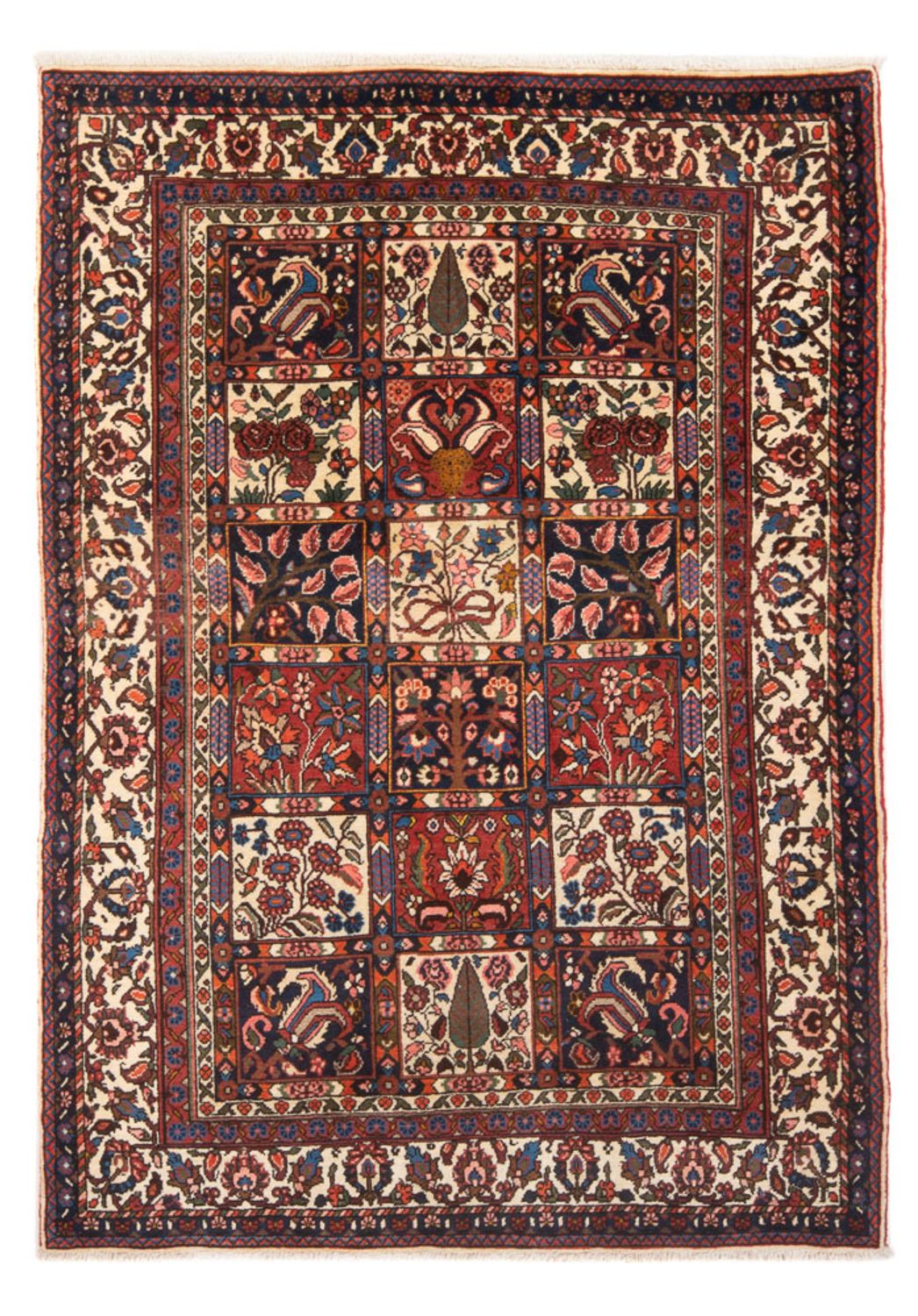 Alfombra persa - Nómada - 200 x 138 cm - multicolor