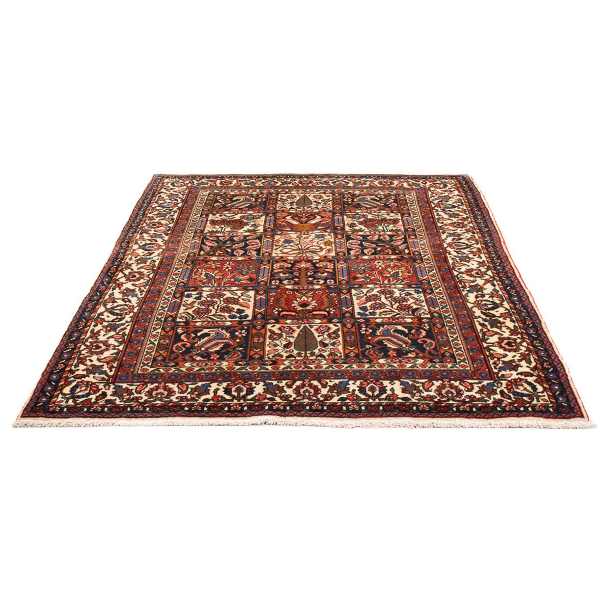 Alfombra persa - Nómada - 200 x 138 cm - multicolor