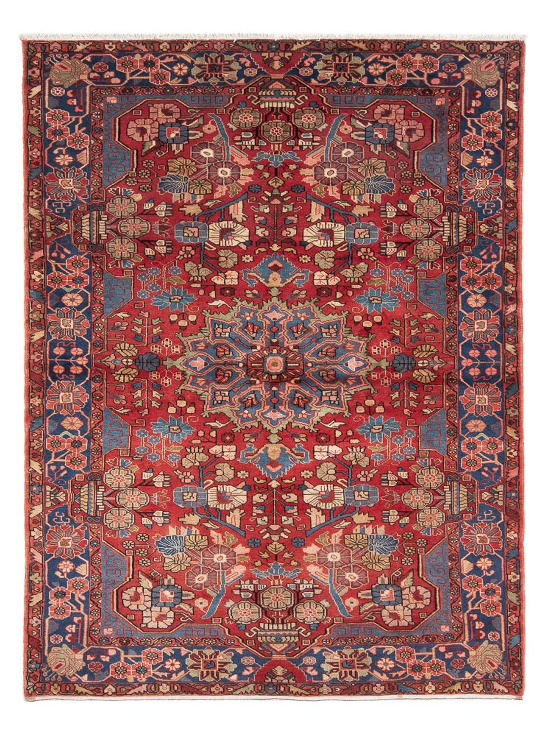 Alfombra persa - Clásica - 242 x 158 cm - rojo burdeos