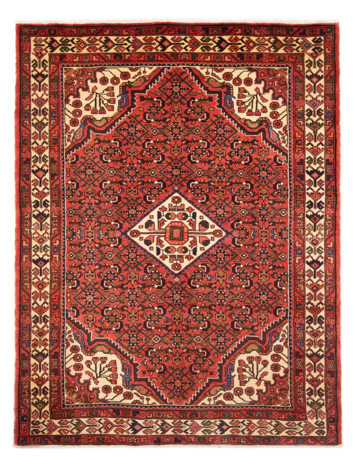 Alfombra persa - Nómada - 218 x 158 cm - rojo