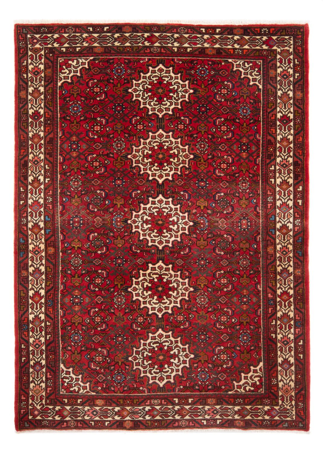Alfombra persa - Nómada - 214 x 150 cm - rojo